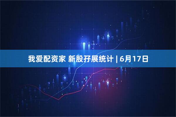 我愛配資家 新股孖展統計 | 6月17日